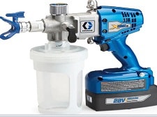 Heavy duty cordless airless sprayer