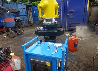 Presure pump used for certification and pressure-testing of plug valves,IBOP valves,chiksan loops