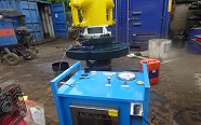 Pressure testing choke and kill hose of oil rigs